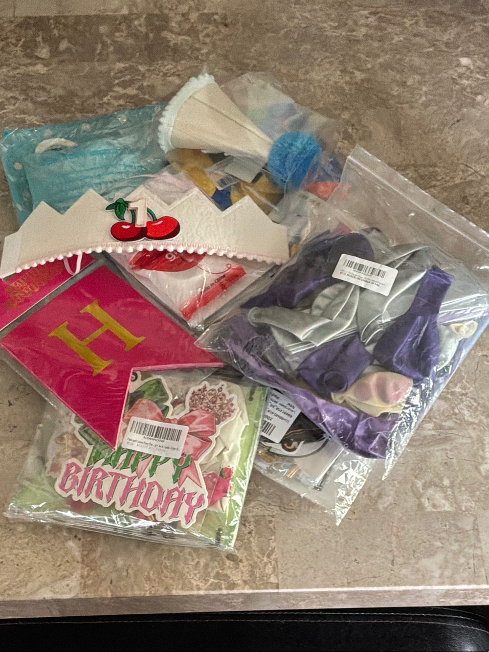 Party Supplies Set - Assorted Colors Balloons & celebrations